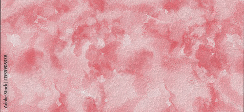 fondo abstracto de acuarela crojo, rosa, pastel, diluida, aguada, mezclada, espontanea, de acuarela rosa, textura. Bandera web, vacio, superficie, pagina web