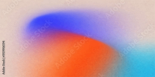 Vibrant abstract watercolor background featuring a fire and light texture with orange flame patterns and blue smoke illustration on vintage grunge paper