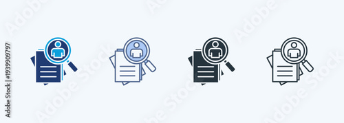 Hiring Multiple Style Icon Collection