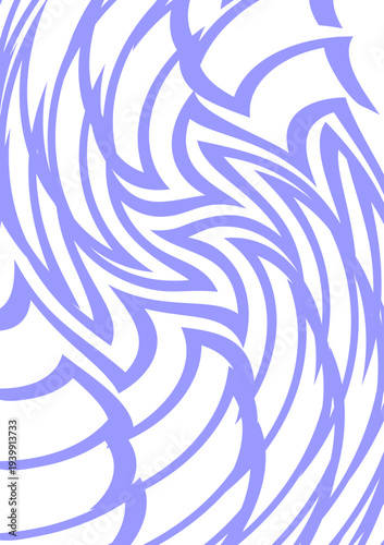 This stunning abstract vector art captures the eye with intricate, swirling patterns in a soft, periwinkle lavender.  Perfect for a variety of creative projects, this versatile image is ideal for addi