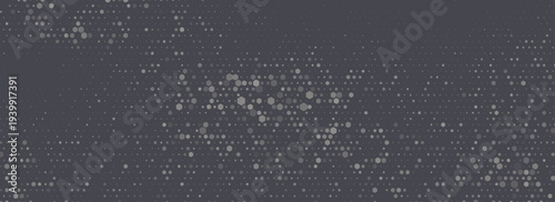 Halftone Hexagonal Pattern Vector Abstract Geometric Technology Background