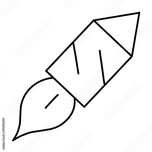 Firecracker icon vector