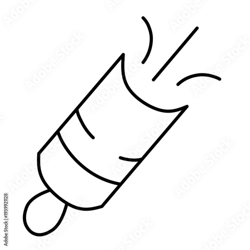 Firecracker icon vector