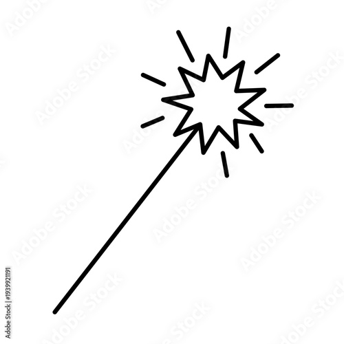 Firecracker icon vector