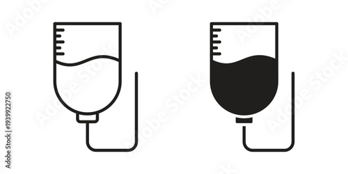 IV bag icon. Premium thin line vector illustrator. Vector EPS10
