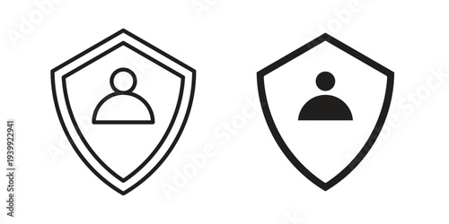 Life insurance icon. Premium thin line vector illustrator. Vector EPS10