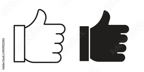 Like icon. Premium thin line vector illustrator. Vector EPS10