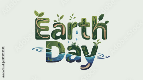 Colorful april fool's day celebration with cartoon characters and party hats