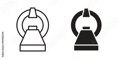 MRI icon. Premium thin line vector illustrator. Vector EPS10