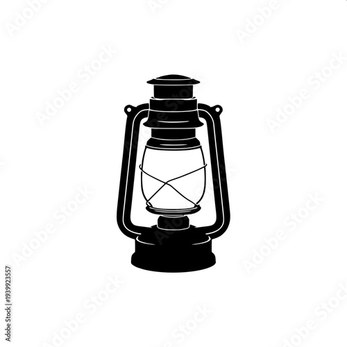 “Detailed black ink line illustration of a traditional lantern lamp with candle light inside, vintage metal design, symmetrical structure, clean vector outline, coloring book style.”