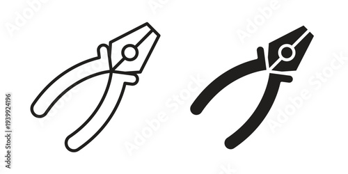 Pliers icon. Premium thin line vector illustrator. Vector EPS10