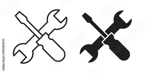 Repair icon. Premium thin line vector illustrator. Vector EPS10