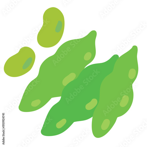 枝豆のイラスト