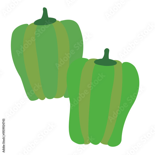ピーマンのイラスト