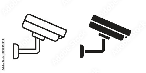 Security camera icon. Premium thin line vector illustrator. Vector EPS10
