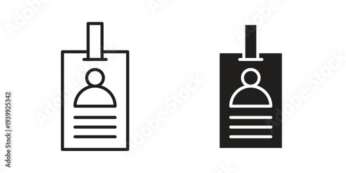 Security badge icon. Premium thin line vector illustrator. Vector EPS10