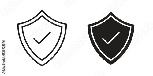 Security icon. Premium thin line vector illustrator. Vector EPS10