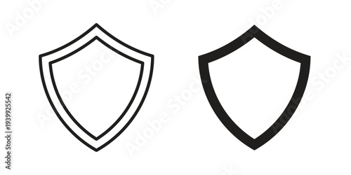 Shield icon. Premium thin line vector illustrator. Vector EPS10