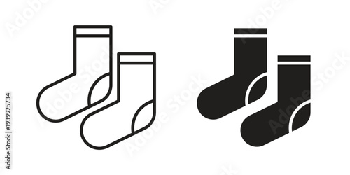Socks icon. Premium thin line vector illustrator. Vector EPS10