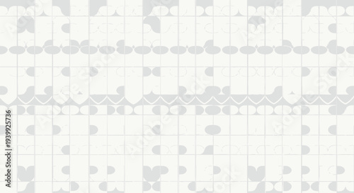 Abstract Geometric Pattern, Minimalist White and Gray Background, Modern Design