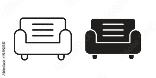Sofa icon. Premium thin line vector illustrator. Vector EPS10