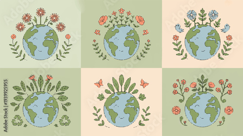 Colorful clown face with happy april fools' day text and confetti on white background