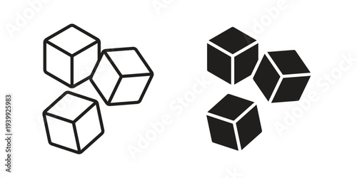 Sugar icon. Premium thin line vector illustrator. Vector EPS10