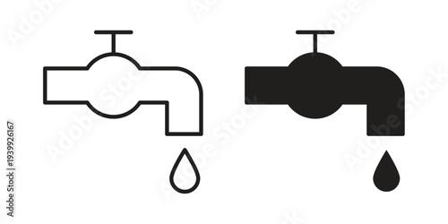 Tap icon. Premium thin line vector illustrator. Vector EPS10