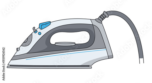 Electric Iron Appliance for Clothing Care.