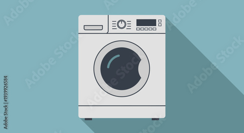 Front Loading Washing Machine Appliance Household.