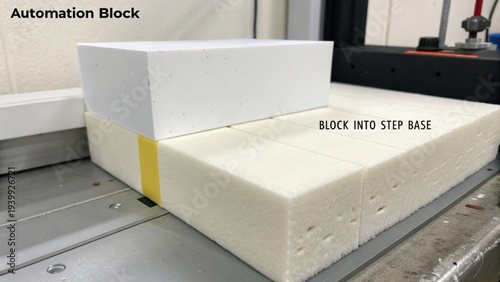 Precision Automation Block and Step Base for Industrial Applications and Manufacturing Processes