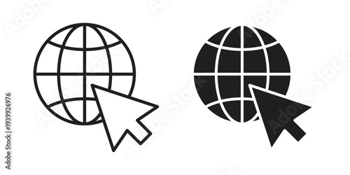 Website icon. Premium thin line vector illustrator. Vector EPS10