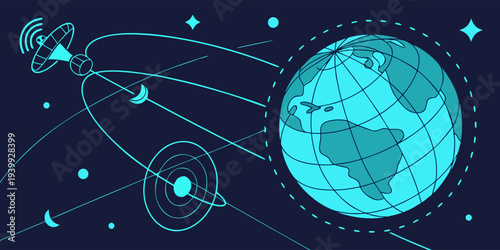 Abstract futuristic globe built from luminous data dots symbolizing global network technology and digital transformation.