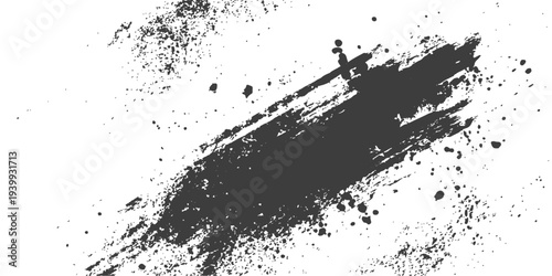 Abstract dark grunge texture. Brush strokes with a gritty and weathered effect, perfect for adding depth and visual interest to your design.