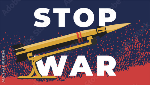 Stop war flyer