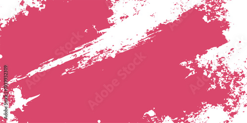 Abstract vibrant red paint stroke on textured backdrop. Grunge effect and artistic expression.