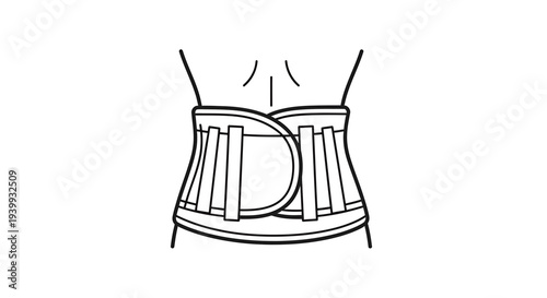 Back Support Brace for Lumbar Pain Relief and Posture Correction