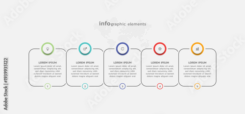 Presentation business abstract background infographic template colorful