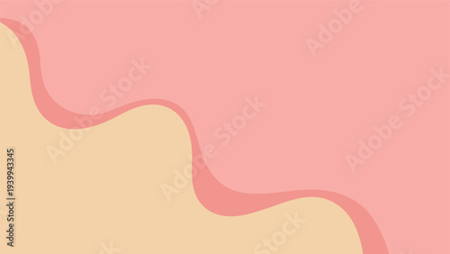 Soft abstract background with gentle pink and cream colored waves flowing across the frame for a minimal and soothing look.