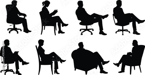 Flat vector illustration of professional business people collaborating on digital strategy and financial growth for modern corporate web design projects.