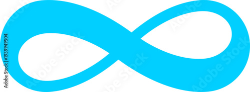 Infinity loop icon. Vector unlimited infinity, endless line shape sign