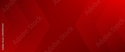 Modern Red Abstract Chevron Background A bold vector illustration featuring dynamic thin white arrow lines pointing forward on a rich crimson gradient.Perfect for high-speed tech and corporate headers