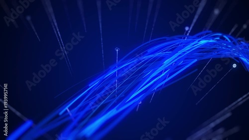 abstract blue background with lines