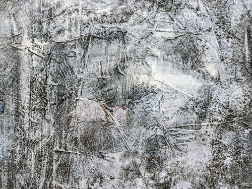 Konstfotografi textured abstract impasto oil painting
