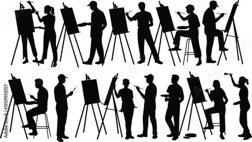 Eco Friendly Green Energy Concept Vector Illustration with Sustainable Wind Turbines Solar Panels and Leaves for Environmental Corporate Social Responsibility