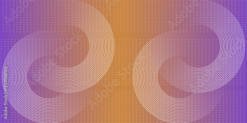 Collection of red concentric circles. Collection of radial sound wave or sonar rings. Pack of radar icon symbols, targets, dashed lines, halftones.