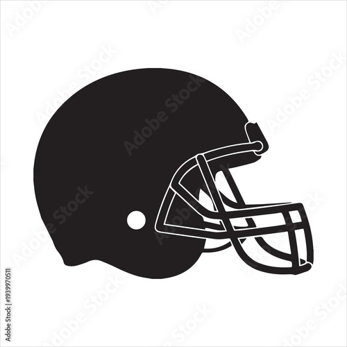 american football helmet silhouette vector,football helmet clip art
