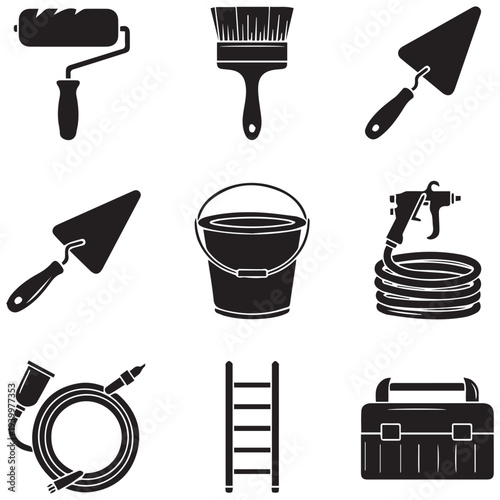 Essential painting and construction tools for home renovation projects