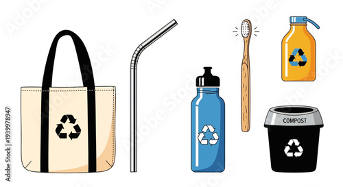 Reusable items for a sustainable lifestyle