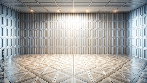 Simple Studio Background With Abstract Floor